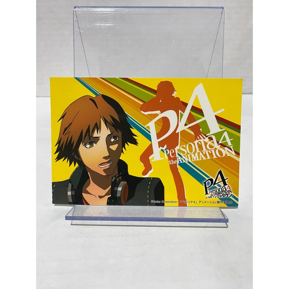 Persona 4 The Animation Postcard Yosuke Hanamura Namco Namjatown Yellow